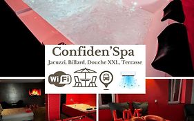 Le Confiden'spa Loft 55m2 Jacuzzi - Billard - Cheminée - Terrasse